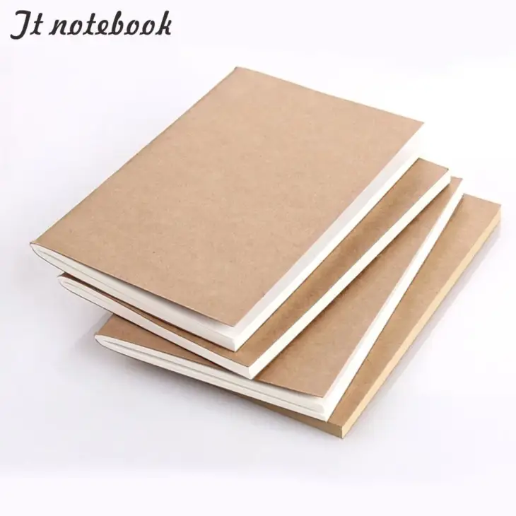 1PC Kraft Paper Notebook Filler Paper Inserts Blank Dot Grid Notepad Diary Journal Traveler's Notebook Refill Planner Organizer